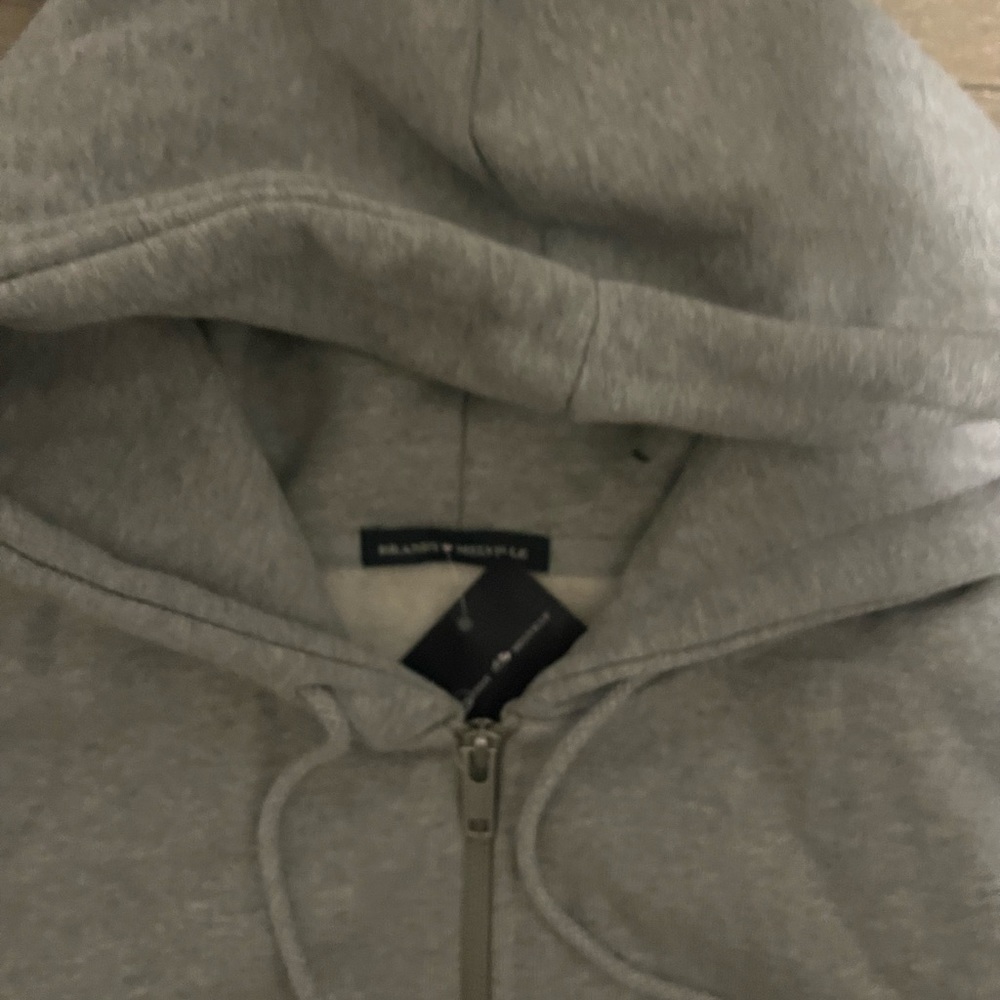 COPY - Brandy Melville Grey Zip Up Sweater